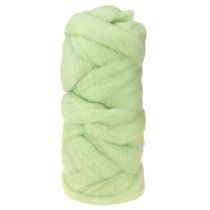 tételeket Gyapjúzsinór filczsinór gyapjú biztosíték világoszöld Ø4-5cm 10m