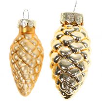 tételeket Kúpos mix üvegaranyból 5cm 14 db