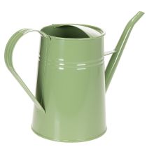 tételeket Vintage fém beltéri öntözőkanna, mentazöld, 1,7L, díszváza, retró dizájn, M23cm