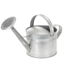 tételeket Vintage cink öntözőkanna, 27 cm - virágtartó kertbe és teraszra, fém virágcserép