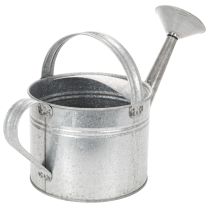 tételeket Vintage cink öntözőkanna, 27 cm - virágtartó kertbe és teraszra, fém virágcserép