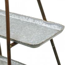 tételeket Tortatartó vintage dekoratív tálca asztali polc fém H47cm