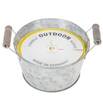 tételeket Citronella kültéri gyertya vödörben: hangulatvilágítás és rovarriasztó, 15 cm