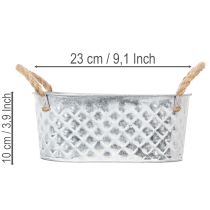 tételeket Cink tál ovális 23cm x 12cm M10.5cm