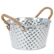 tételeket Kerek cinktál kötélfogantyúkkal Ø25cm M14cm