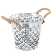 tételeket Cink edény kötél fogantyúkkal Ø14,5cm M13cm