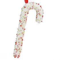 tételeket Karácsonyi Cukorpálca Dekoráció Függő Fehér Színű 20 cm 6 Darabos Szett