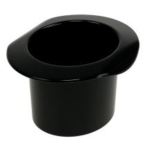 Díszhenger fekete, szilveszter, kalap ültetőként H5,5cm 12db