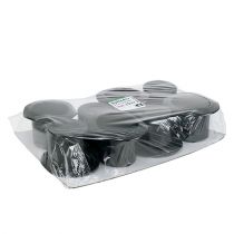 tételeket Henger fekete 8cm 8db