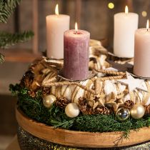 tételeket Adventi dekoráció, karácsonyi dekoráció csillag, dekoratív csillagjuta SZ15,5cm 8 db