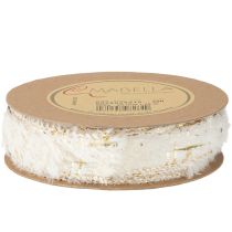 tételeket Szőrmés díszszalag krémarany műszőrme 25mm 15m