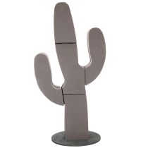 tételeket Virágmintás habkaktusz figura, fekete, 38cm x 74cm