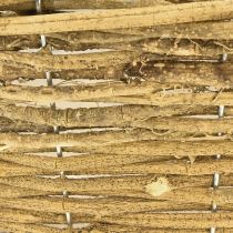 tételeket Természetes virágtál, dísztál kúszónövény mintával, 31 cm, rusztikus, virágtartó