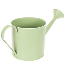 tételeket Virágcserép, díszes öntözőkanna, mentazöld cink kaspó, Ø16.5cm