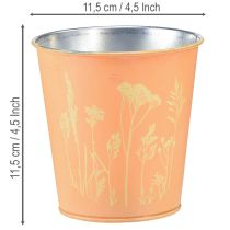tételeket Fém virágcserép, ültető, baracksárga, Ø11.5cm M11.5cm