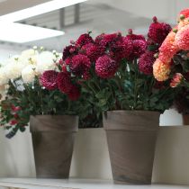 tételeket Dália művirág lila virágokkal Ø10cm H80cm 2db