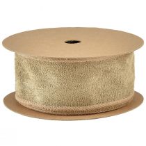 tételeket Bársony szalag dekorációs szalag ékszer szalag bársony barna W50mm L8m