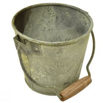 tételeket Dekoratív fém vödör rozsda vintage Ø15/17.5/22cm 3 db-os szett