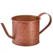 tételeket Dekoratív rozsda öntözőkanna fém Ø12,5cm H10,5cm