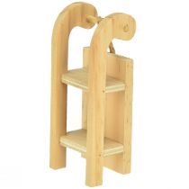 tételeket Dekoratív szánkó fa függesztéséhez mentazöld fehér 9,5cm 6db