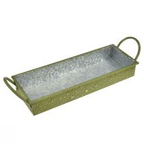 tételeket Dekoratív tálca karácsonyi zöld csillagok 49cm/43cm 2 db-os készlet