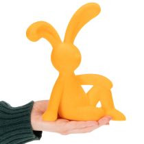 tételeket Dekoratív húsvéti nyuszi műanyagból, ideális dekorációnak és ajándékötletnek, 20 cm, 2 darab