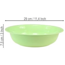 tételeket Dekoratív fémtál, zöld, zománcozott fémtál, Ø29cm