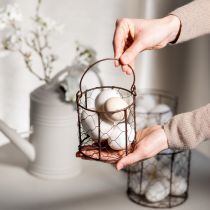 tételeket Drótkosár szett, ideális dekorációhoz vagy kerti használatra, 25 cm, 1 szett