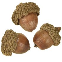 tételeket Makk dekorációhoz, őszi dekoráció, természetes őszi gyümölcsök Ø1,5 – 2,5cm H1,5 – 3cm 300g