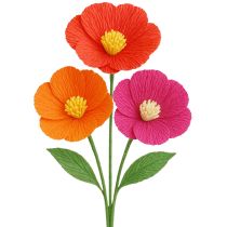 tételeket Virágüzleti krepp papír világos narancssárga 50x250cm