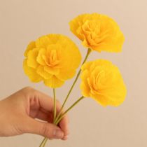 tételeket Virágkötő krepp papír napsárga 50x250cm