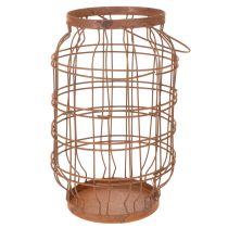 tételeket Kerti lámpa, fém, rozsdás felület, fogantyú, vintage, Ø19.5cm