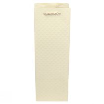 tételeket Ajándékzacskó palackokhoz papírkrém 12×9×36cm 1 db