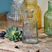 tételeket Üvegváza, motívumos, átlátszó, M19cm, 2 db