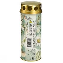 tételeket Sírlámpa gyászdísz motívummal Ø6cm H17cm 6db