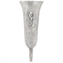 tételeket Szürke temetési váza Váza tüskével Calla design N32,5cm