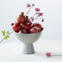 tételeket Mű gránátalma dekoráció hálóba csomagolva, megtévesztően realisztikus, piros-sárga-zöld, Ø5,5 cm, 12 darab