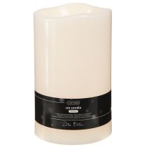 tételeket Nagy LED gyertya időzítővel, kültéri használatra, meleg fehér, Ø12,5cm, M20cm