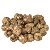 tételeket Aranyló őszi gyümölcsök, ünnepi őszi dekorációk, természetes díszmakk, adventi dekoráció Ø1,5 – 2,5cm H1,5 – 3cm 300g