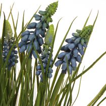 tételeket Mesterséges jácintok kék cserépben 24cm