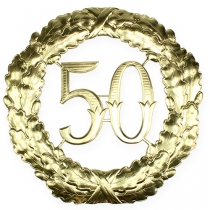 Jubileumi szám 50 arany Ø40cm