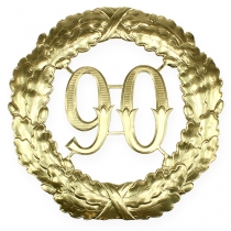 Jubileumi szám 90 arany Ø40cm