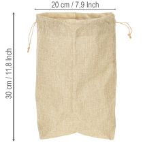 tételeket Jutazsák 20×10cm M30cm Ajándéktáska