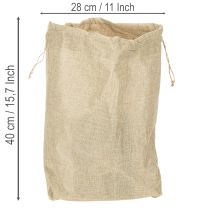 tételeket Jutazsák 28×10cm M40cm
