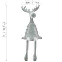 tételeket Elk Dekoratív Élülőke Ma 31cm Szürke 3 db