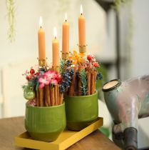 tételeket Arany korona gyertyatartó, fém pálcika gyertyatartó 4 db