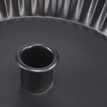 tételeket Fém gyertyatartó torta formájában, fekete, Ø18cm, 2 darab