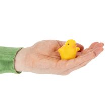 tételeket Kis húsvéti csibék, sárga és narancssárga színűre fűzve, 4,5 cm magasak, 18 darab