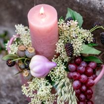 tételeket Műzöldség dekoráció fokhagyma rózsaszín, fehér Ø6,5cm 2 db