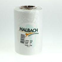 tételeket Fehér koszorú szalag 150mm 25m